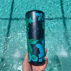 Starbucks 2022 Summer Forest Floral Stainless Steel Tumbler